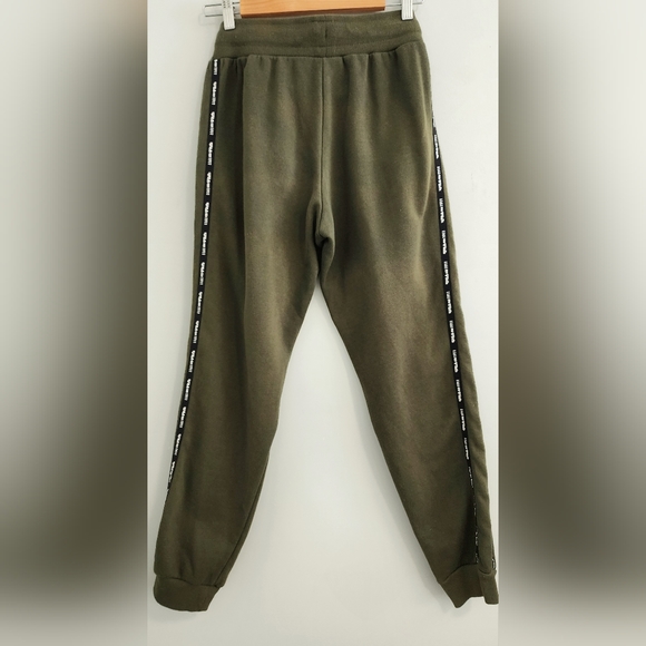 FILA Men Jogger Size XS Green Elastic Waist Pockets Cotton Lightweight - Picture 6 of 9